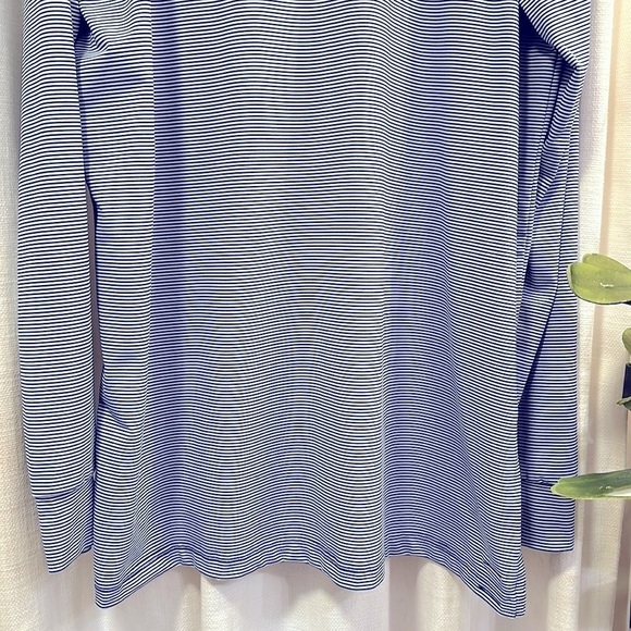 NWOT Men’s Turtelson Polyester & Spandex Striped Long Sleeve Golf Polo Size XL - Picture 8 of 8